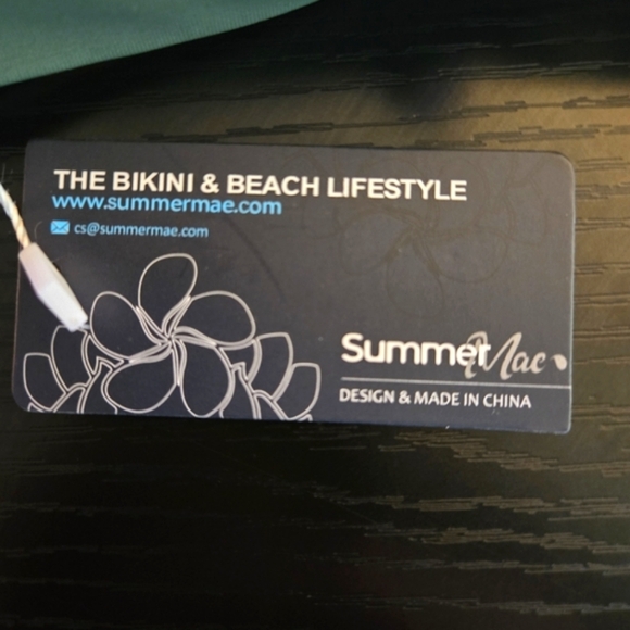 📣Summer Mae Maternity Two Piece Tankini Top  Bikini 👙 Bottom 🆕 Size Large NWT - Picture 9 of 10